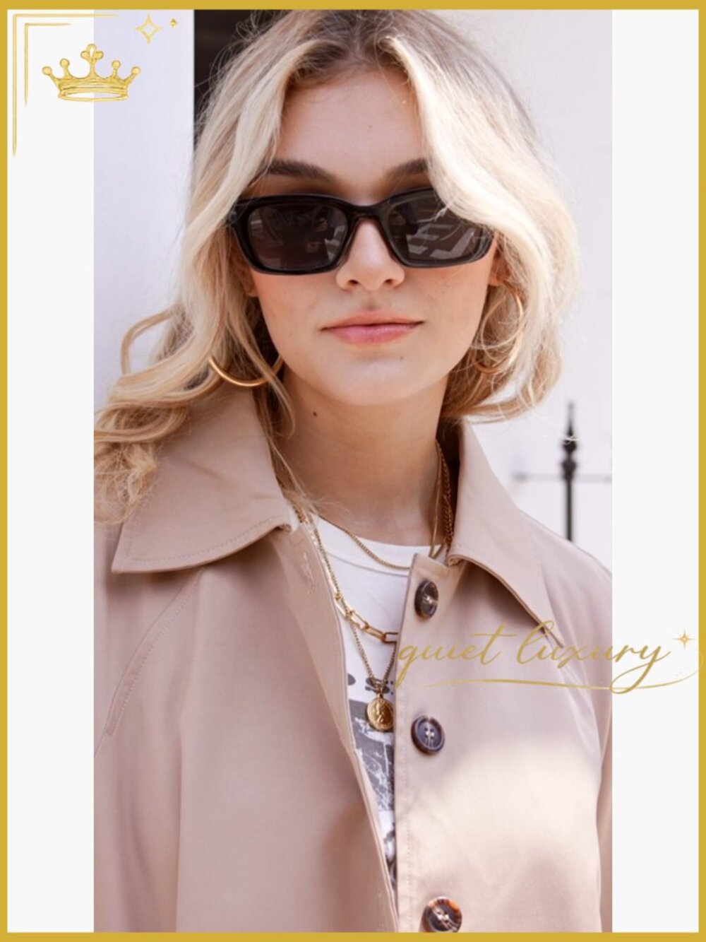 Womens Trench Coat Oversized Single Breasted Windproof Lapel Fall Overcoat - Picture 6 of 7